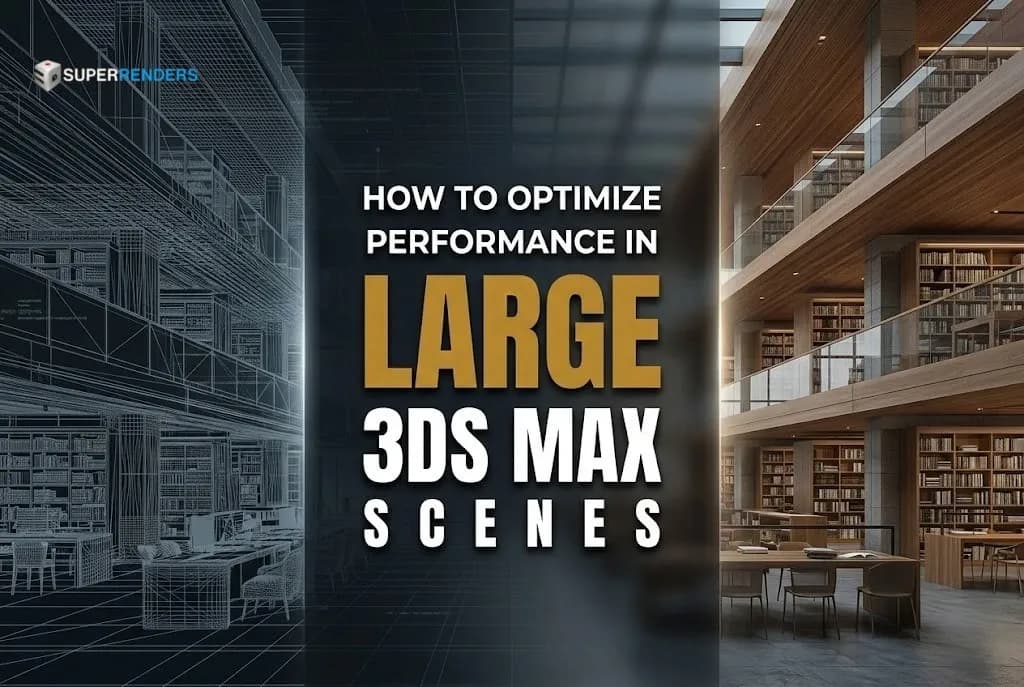 How to Optimize Performance in Very Large 3ds Max Scenes