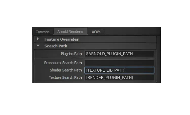 Figure 2: Environment Variables window showing ARNOLD_PLUGIN_PATH