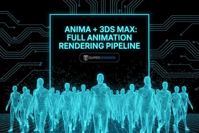 Anima Plugin Tutorial: How to Render Crowd Animation in 3ds Max