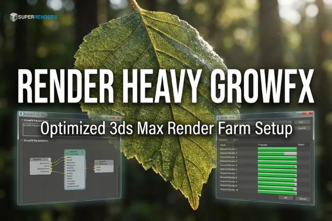 GrowFX Plugin: A Complete Guide for 3ds Max Artists Using Render Farms