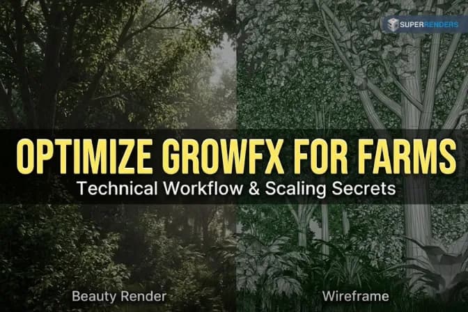 Why GrowFX Becomes a Rendering Bottleneck in Large Vegetation Projects