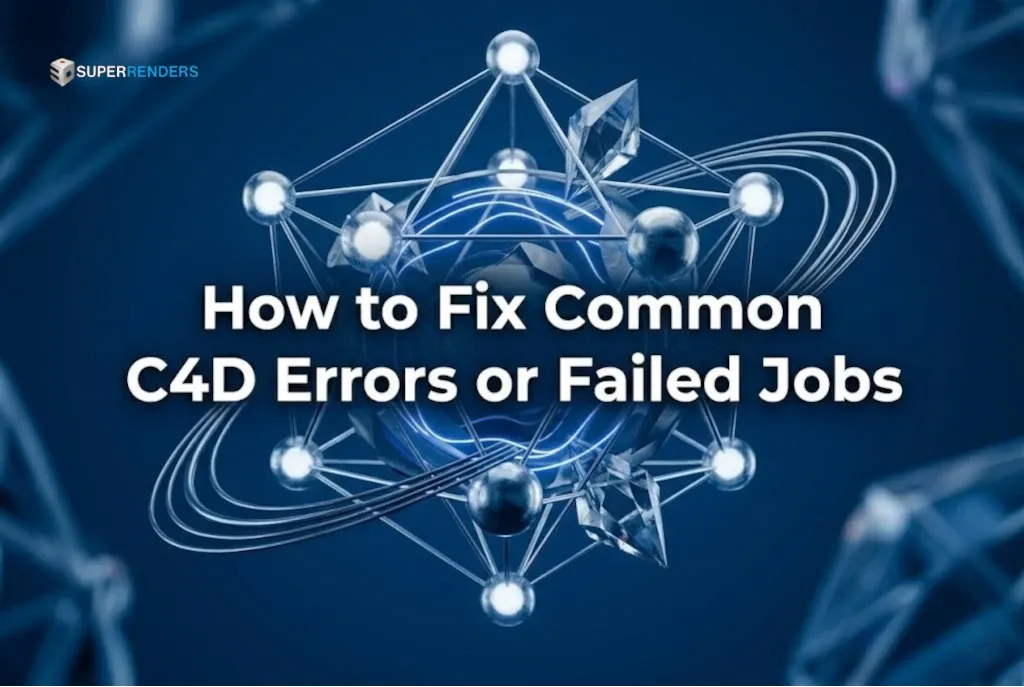 How to Fix Common C4D Errors or Failed Jobs
