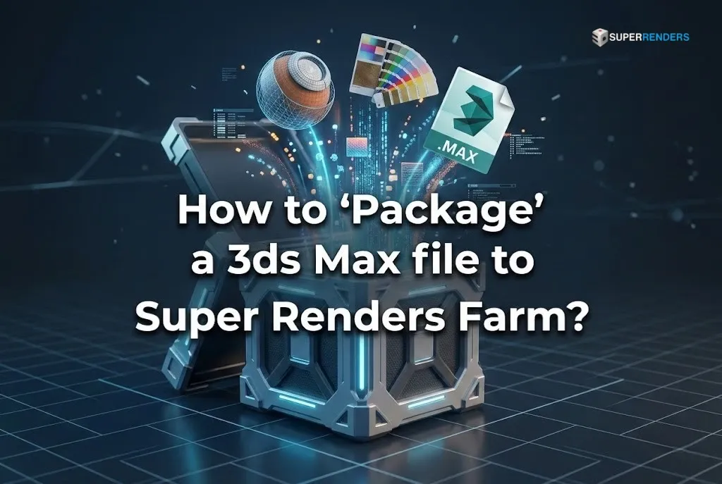 How to "Package" a 3ds Max file to Super Renders Farm?