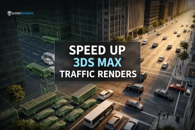 Powerful Ways to Render Large Traffic Animations Faster in 3ds Max