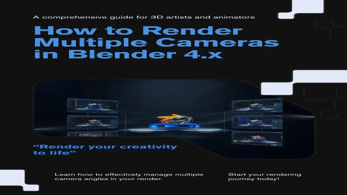How to Render Multiple Cameras in Blender 4.x