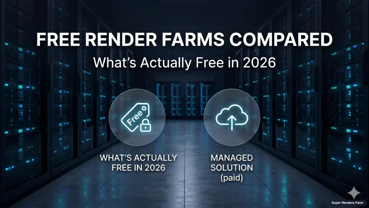 Free Render Farms Compared: What's Actually Free in 2026