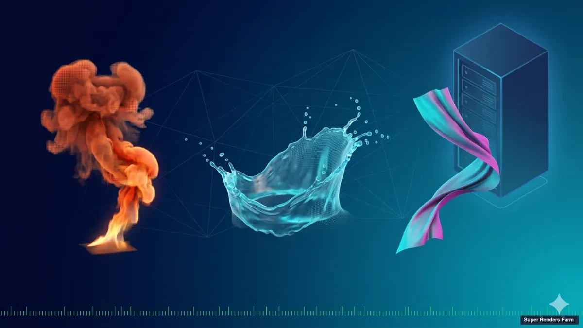 Houdini Cloud Rendering: A VFX Simulation Deep Dive for Pyro, FLIP, Vellum, Destruction, and Crowds