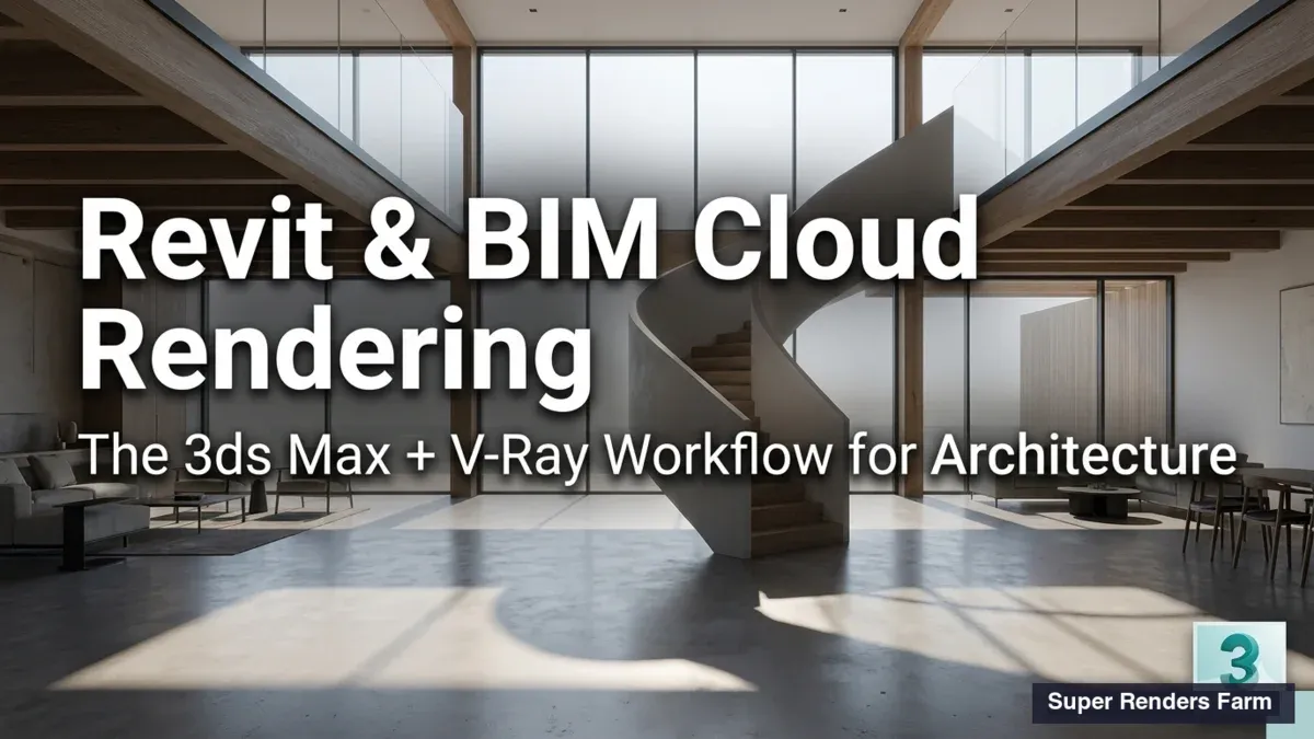Revit & BIM Cloud Rendering: 3ds Max + V-Ray Workflow (2026)