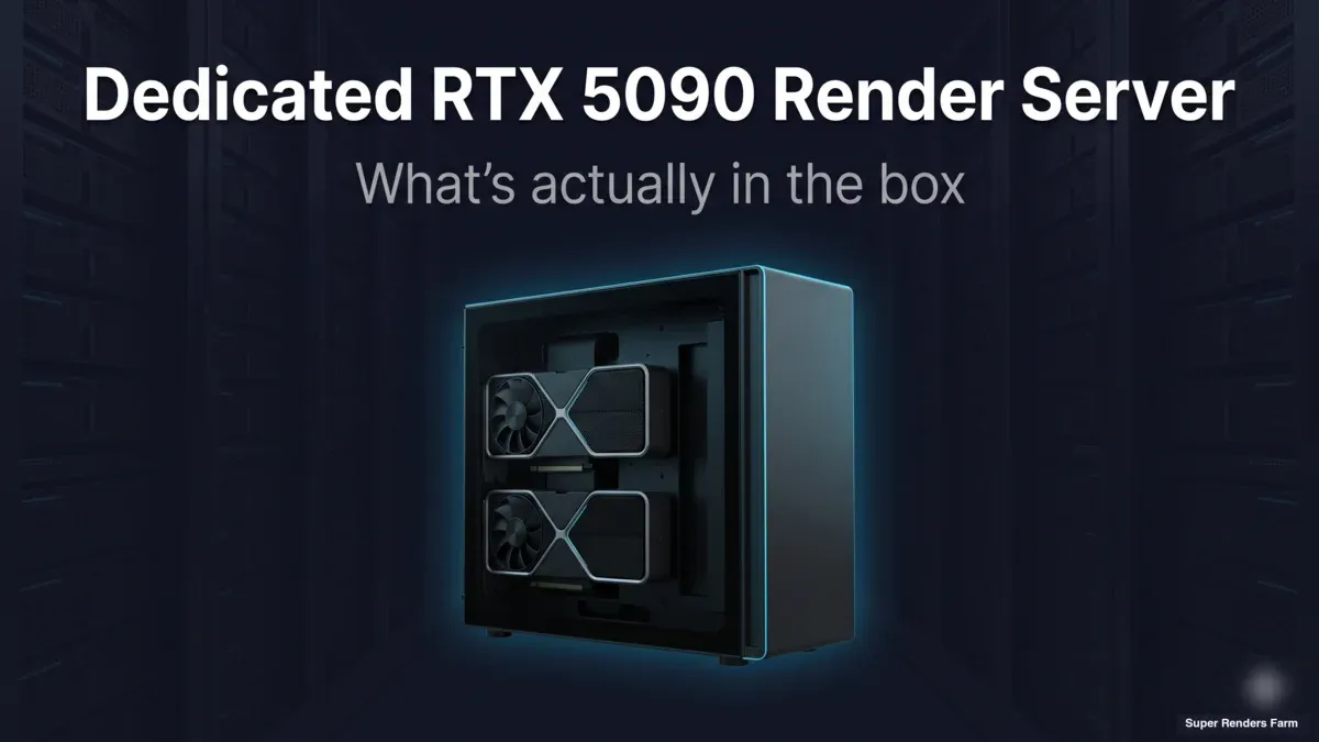 What's Included in a Dedicated RTX 5090 Render Server